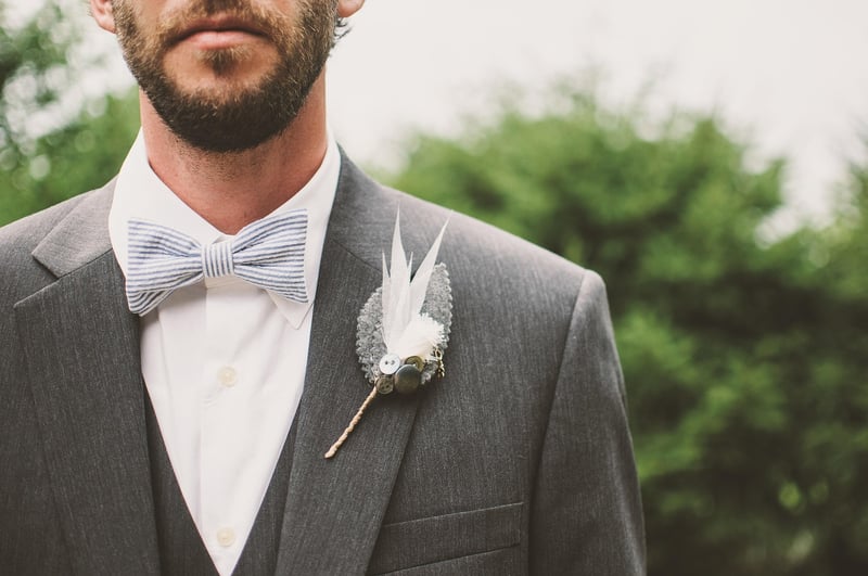 Groom in Wedding Suit
